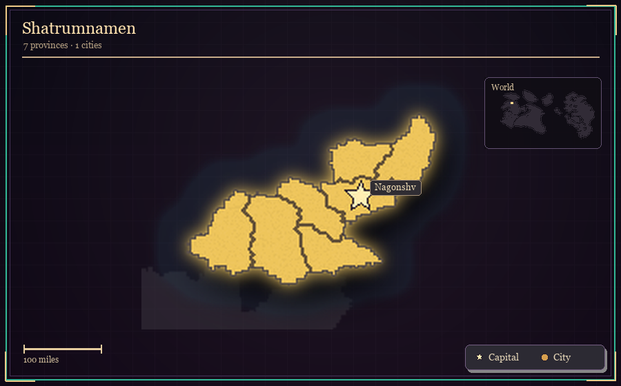 Map silhouette of Shatrumnamen