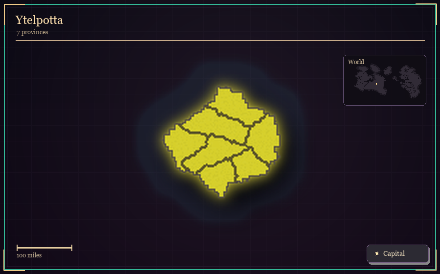 Map silhouette of Ytelpotta